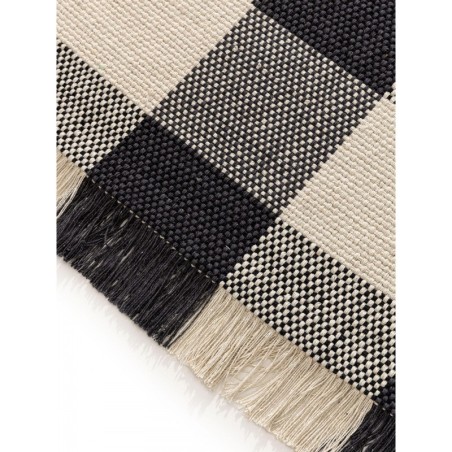 Puuvillane vaip Lucy must/valge 80x150 cm | FreshDesign.ee