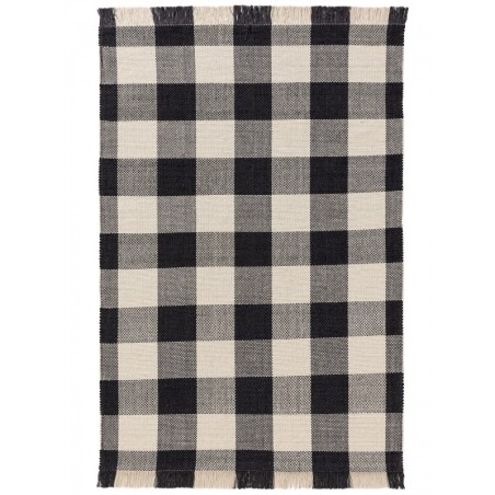 Puuvillane vaip Lucy must/valge 160x230 cm | FreshDesign.ee