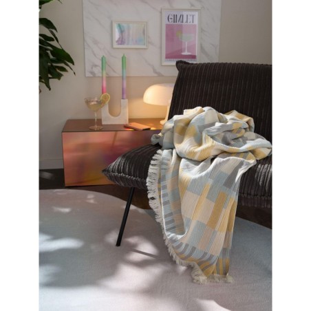 Puuvillane tekk Nico Multicolour/Yellow 130x170 cm