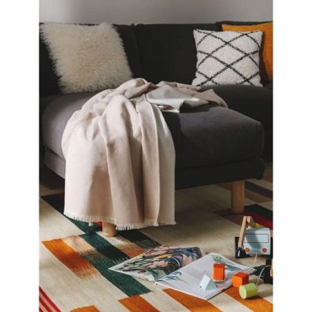 Puuvillane tekk Luca Cream 130x170 cm