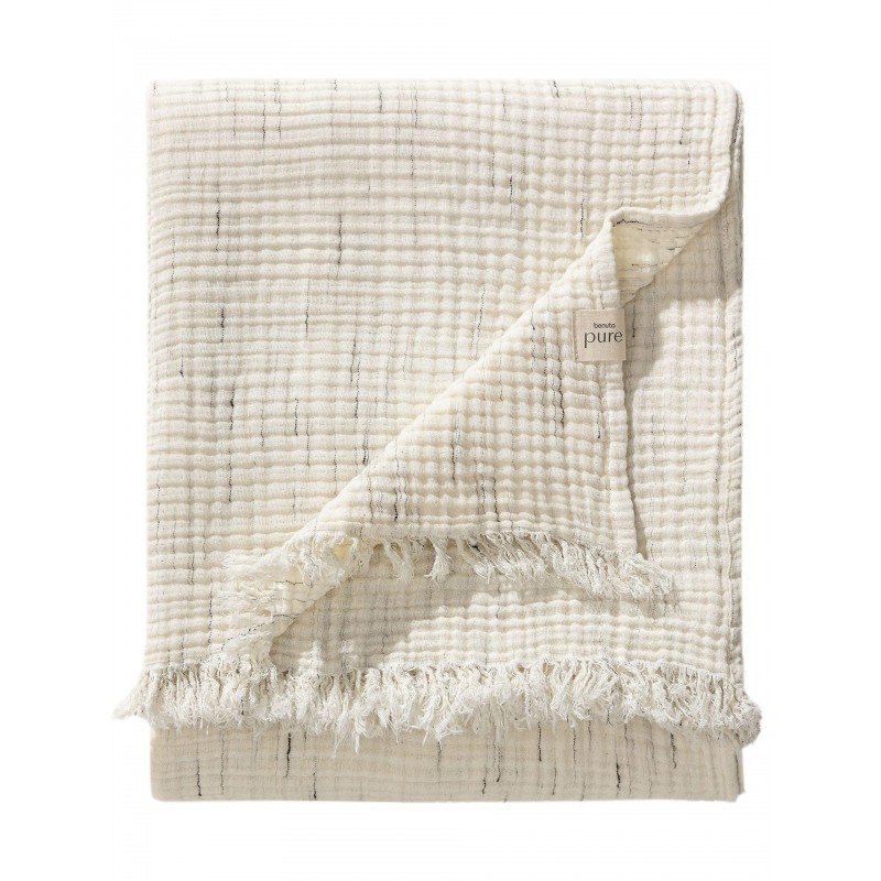 Puuvillane tekk Jona Cream 140x200 cm | FreshDesign.ee