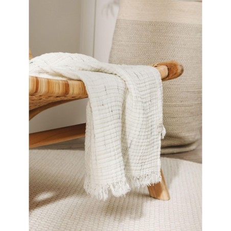 Puuvillane tekk Jona Cream 140x200 cm | FreshDesign.ee