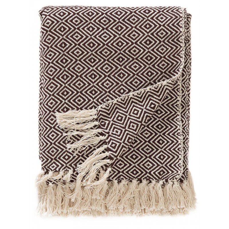 Puuvillane tekk Jasmin Brown 125x150 cm | FreshDesign.ee