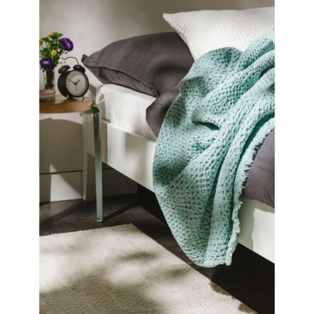 Puuvillane tekk Cloe Turquoise 130x170 cm