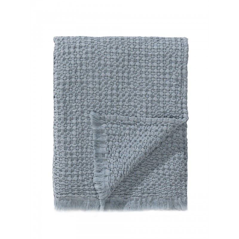 Puuvillane tekk Cloe Blue/Grey 130x170 cm | FreshDesign.ee