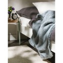 Puuvillane tekk Cloe Blue/Grey 130x170 cm | FreshDesign.ee