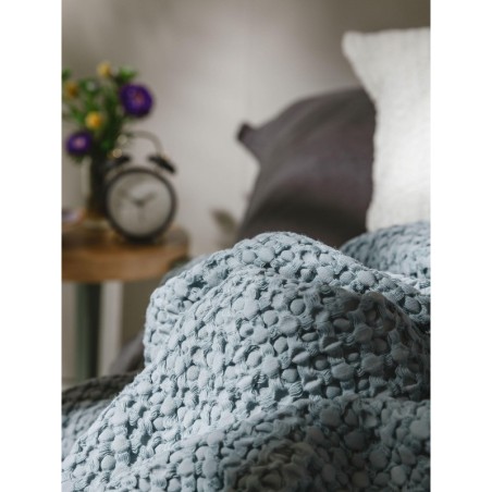 Puuvillane tekk Cloe Blue/Grey 130x170 cm | FreshDesign.ee