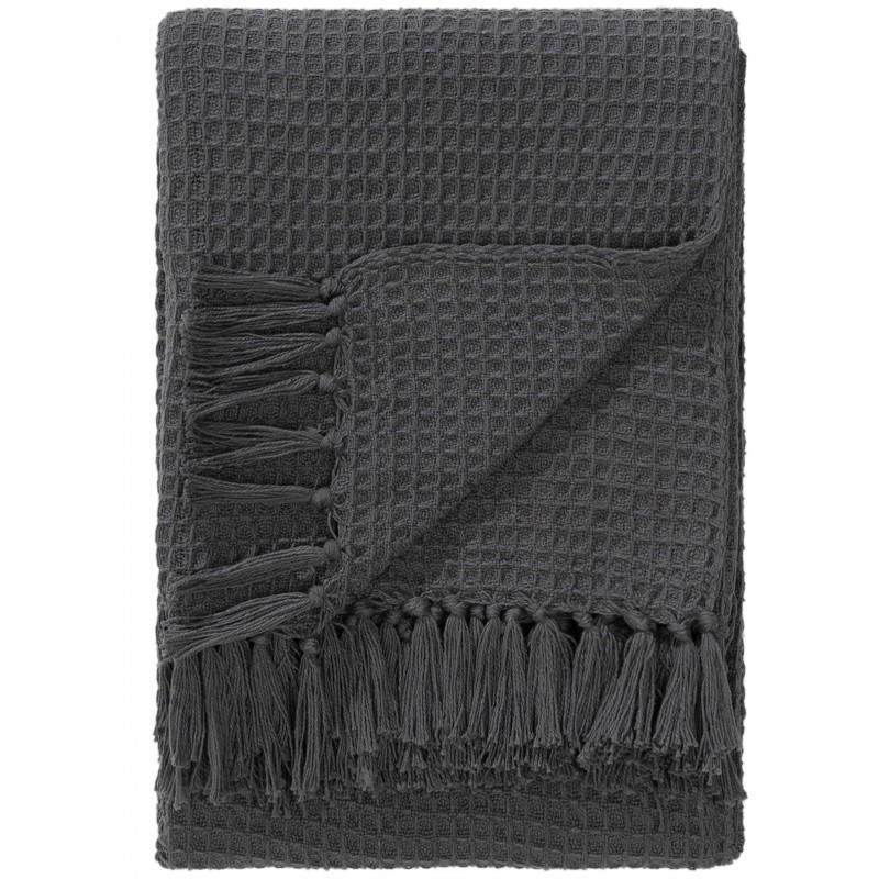 Puuvillane tekk Amalia Dark Grey 125x150 cm | FreshDesign.ee