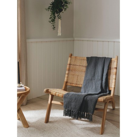 Puuvillane tekk Amalia Dark Grey 125x150 cm | FreshDesign.ee