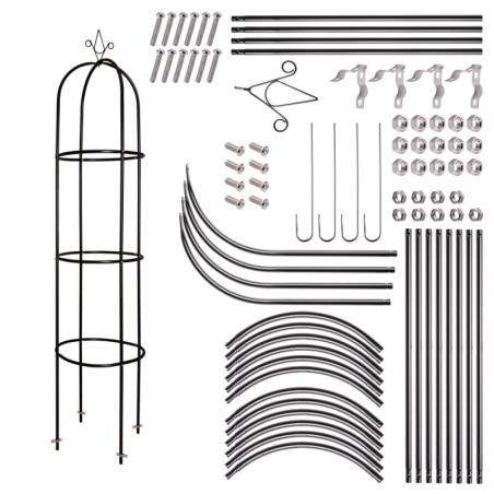 Aia taimede sammas, taimetugi metallist 195 cm | FreshDesign.ee