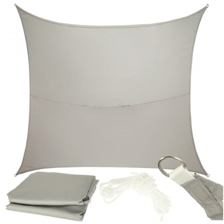 Päikesepuri 4x4x4m ruudukujuline hall | FreshDesign.ee