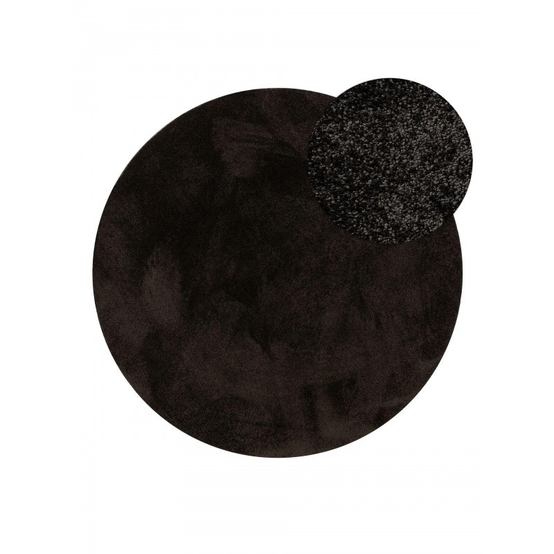 Pestav vaip Nina Charcoal Ø 150 cm ümmargune | FreshDesign.ee