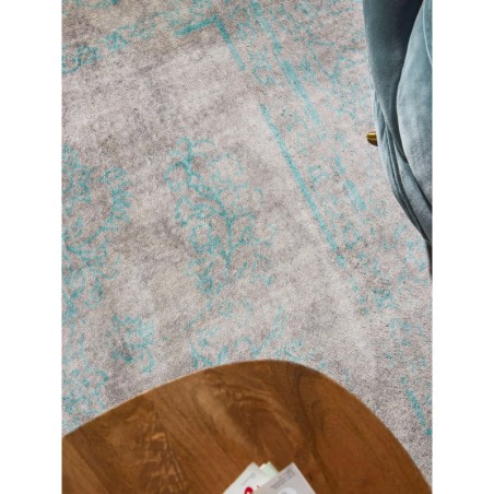 Pestav vaip Miray Grey/Turquoise 80x150 cm | FreshDesign.ee