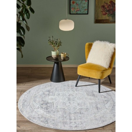 Pestav vaip Miray Grey Ø 160 cm ümmargune