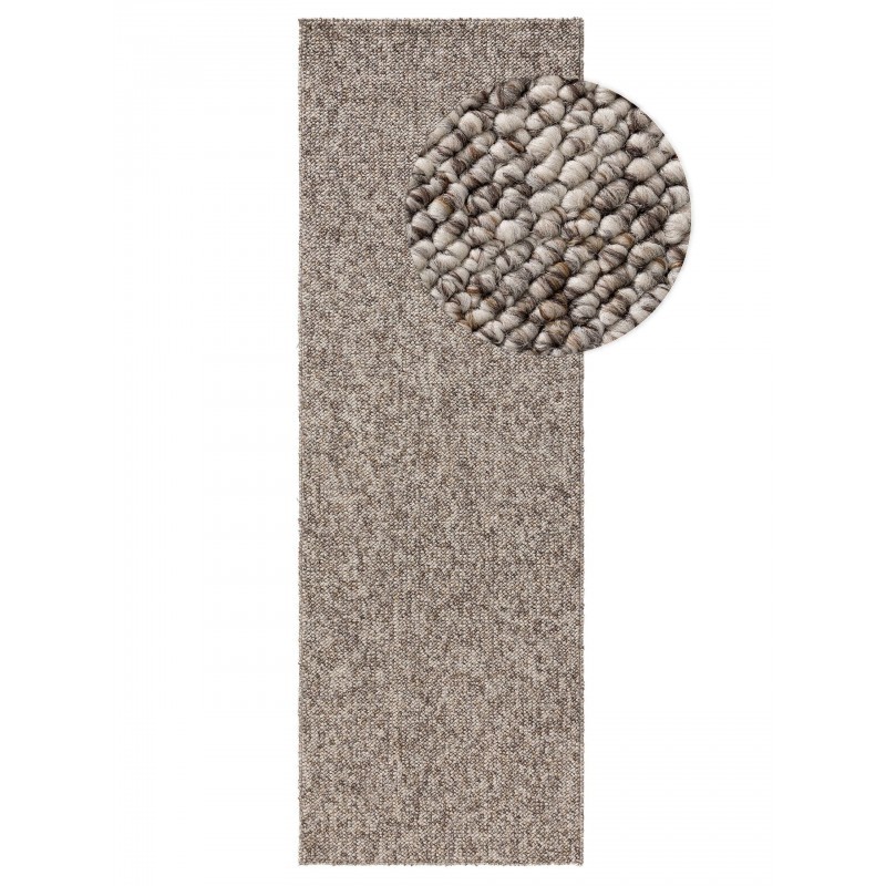 Pestav vaip Enzo Taupe 80x240 cm | FreshDesign.ee