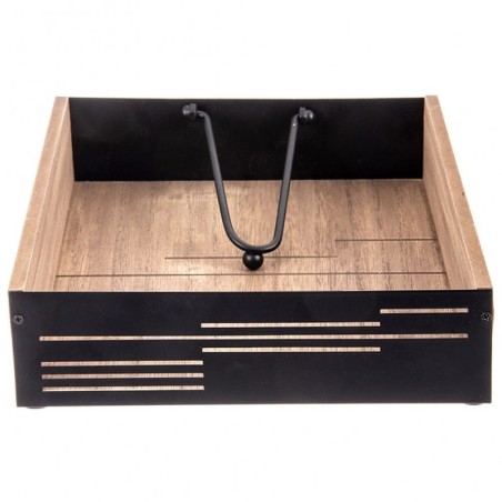 Metallist salvrätikuhoidja klambriga, must... | FreshDesign.ee