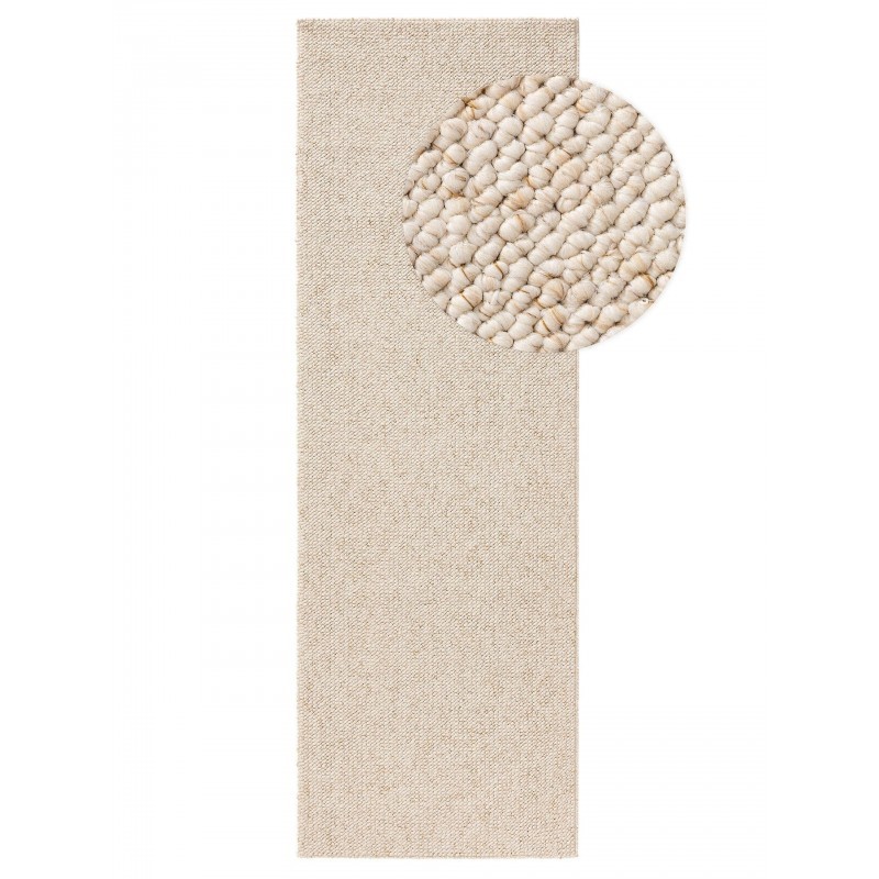 Pestav vaip Enzo Cream 80x240 cm | FreshDesign.ee