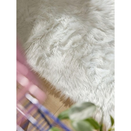 Pestav Shaggy vaip Nanuk Valge 80x240 cm | FreshDesign.ee