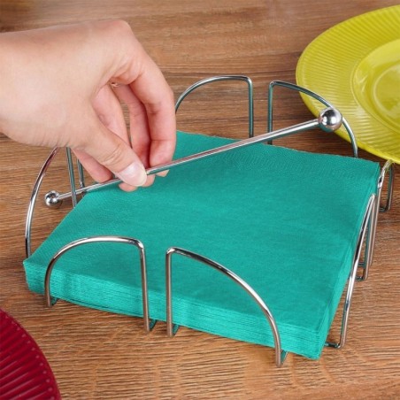 Terasest salvrätikuhoidja klambriga 18x18 cm | FreshDesign.ee