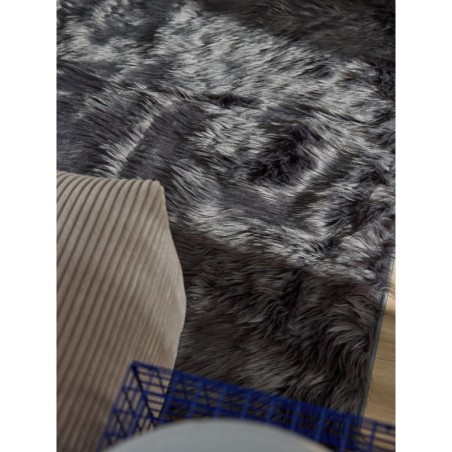Pestav Shaggy vaip Nanuk Charcoal 60x120 cm | FreshDesign.ee