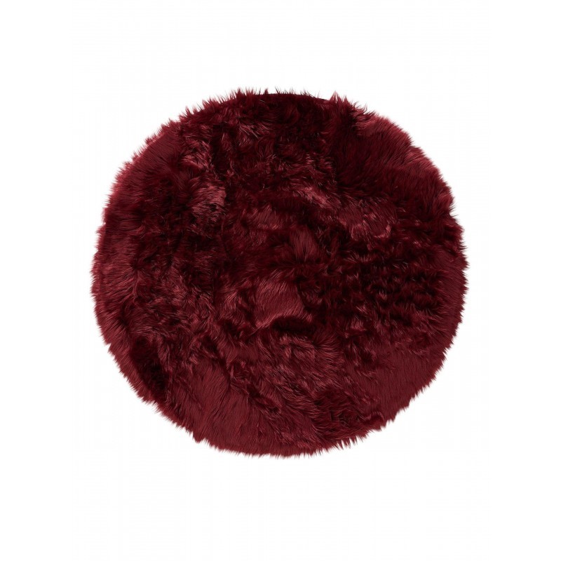 Pestav Shaggy vaip Nanuk Bordeaux Ø 80 cm ... | FreshDesign.ee