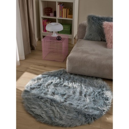 Pestav Shaggy vaip Nanuk Blue Ø 120 cm ümmargune | FreshDesign.ee