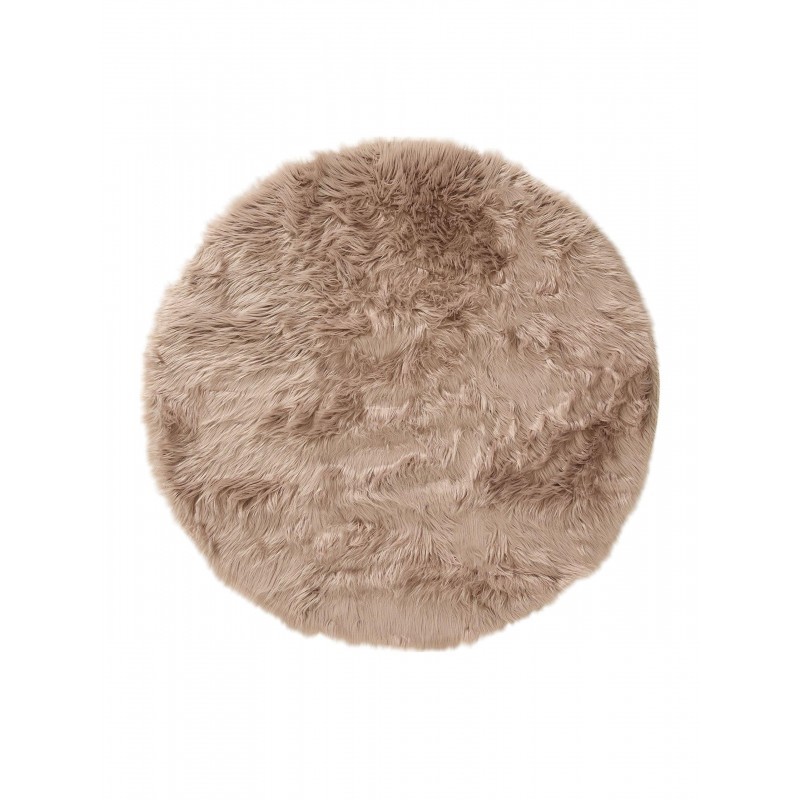 Pestav Shaggy vaip Nanuk Beež Ø 80 cm ümar | FreshDesign.ee