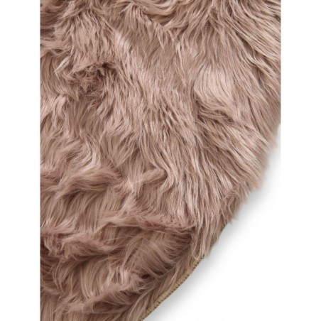 Pestav Shaggy vaip Nanuk Beež Ø 80 cm ümar | FreshDesign.ee