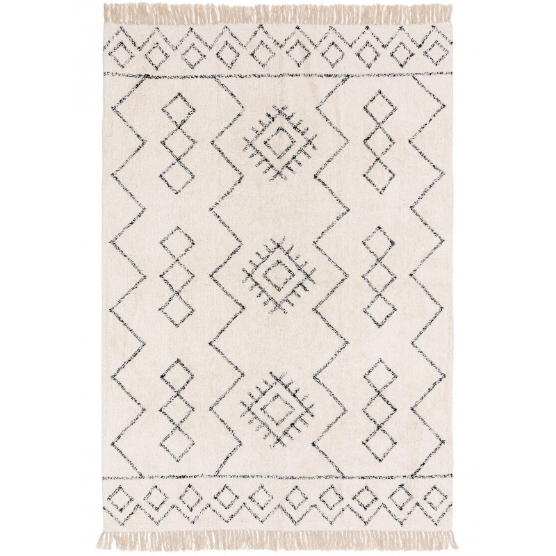 Pestav puuvillane vaip Naomi kreem 80x120 cm | FreshDesign.ee