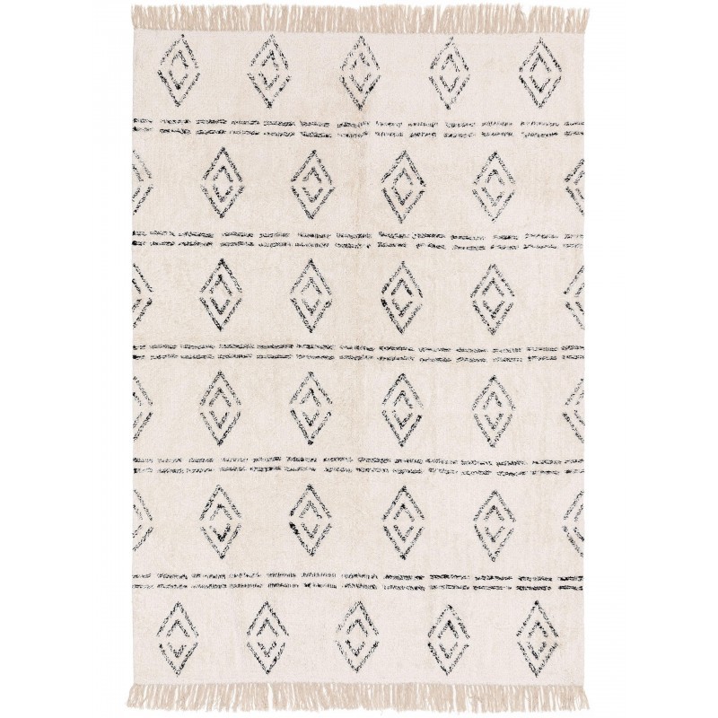 Pestav puuvillane vaip Naomi kreem 120x170 cm | FreshDesign.ee