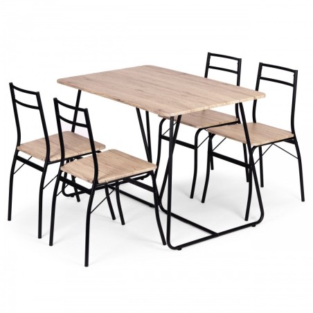 Söögitoa mööbli komplekt Laud + 4 tooli PARIS | FreshDesign.ee