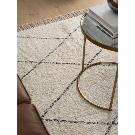 Pestav puuvillane vaip Naomi kreem 120x170 cm | FreshDesign.ee