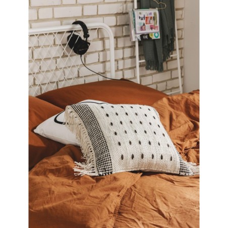 Padjakate Bahati must/valge 45x45 cm