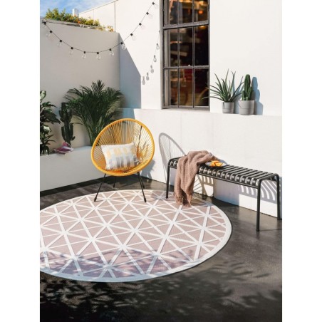 Orion Rose sise- ja välisvaip Ø 200 cm ümmargune