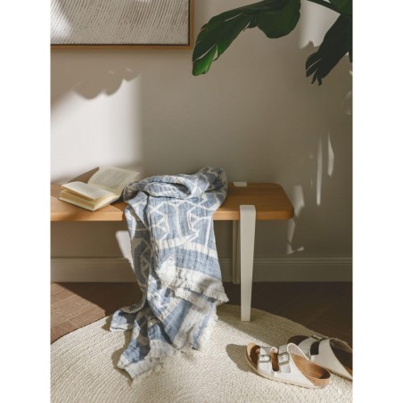 Linasegu Tekk Sabine Blue 130x170 cm