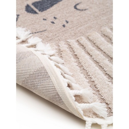 Laste vaip Momo Beige Ø 120 cm ümmargune | FreshDesign.ee