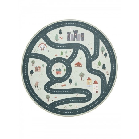 Laste vaip Linus Green Ø 120 cm ümmargune | FreshDesign.ee