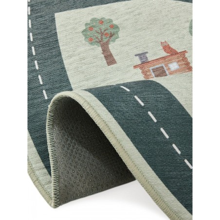 Laste vaip Linus Green Ø 120 cm ümmargune | FreshDesign.ee