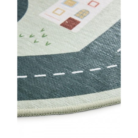 Laste vaip Linus Green Ø 120 cm ümmargune | FreshDesign.ee