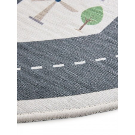 Laste vaip Linus Cream Ø 120 cm ümmargune | FreshDesign.ee