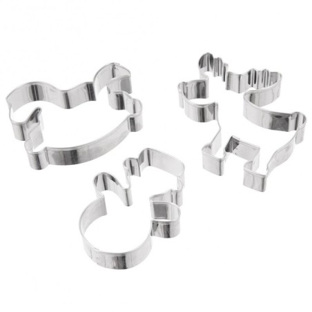 Terasest küpsisevormid lumememm kiikhobune... | FreshDesign.ee