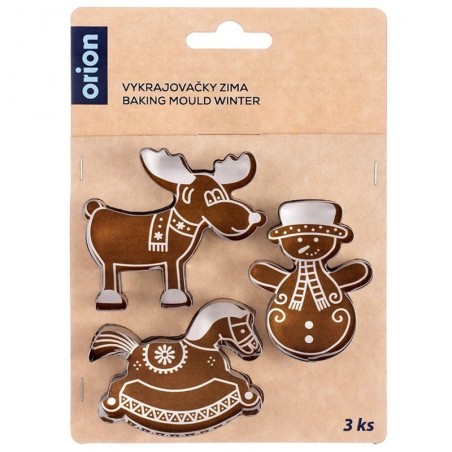 Terasest küpsisevormid lumememm kiikhobune... | FreshDesign.ee