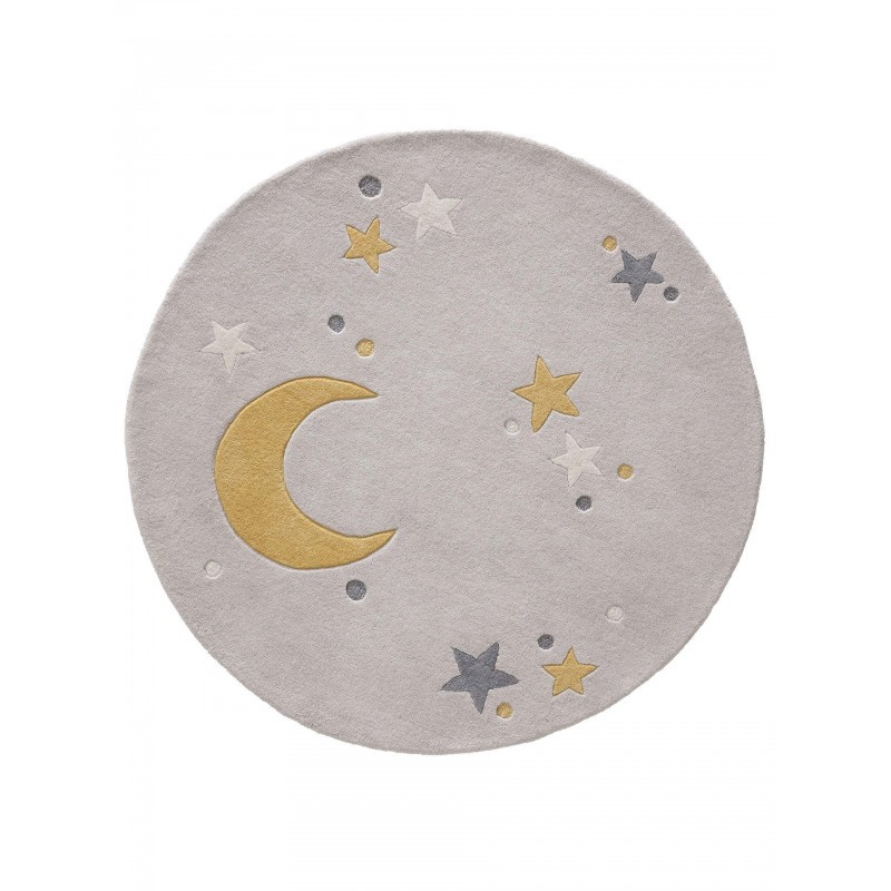 Laste vaip Alex Grey Ø 120 cm ümmargune | FreshDesign.ee