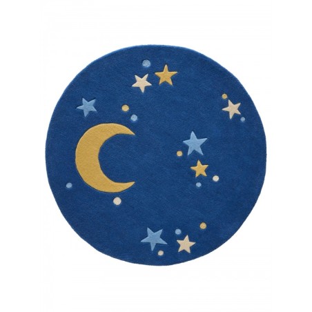 Laste vaip Alex Blue Ø 120 cm ümmargune | FreshDesign.ee