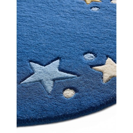 Laste vaip Alex Blue Ø 120 cm ümmargune | FreshDesign.ee