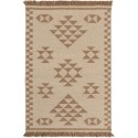 Käsitsi kootud Kilim Mahila Helepruun 120x170 cm | FreshDesign.ee