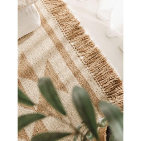 Käsitsi kootud Kilim Mahila Helepruun 120x170 cm | FreshDesign.ee