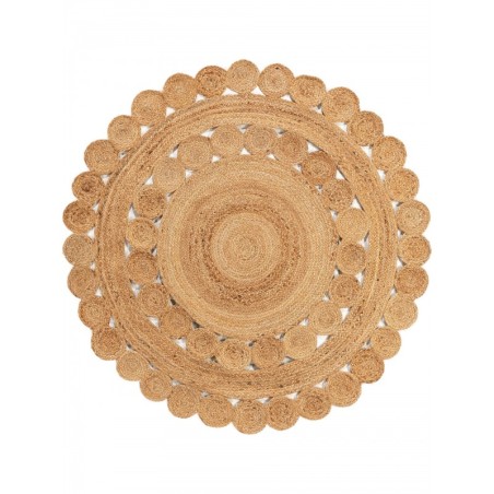 Jute vaip Jutta Helepruun Ø 120 cm ümmargune | FreshDesign.ee