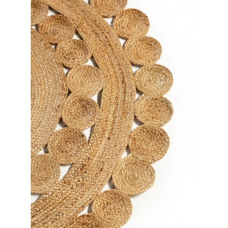 Jute vaip Jutta Helepruun Ø 120 cm ümmargune | FreshDesign.ee