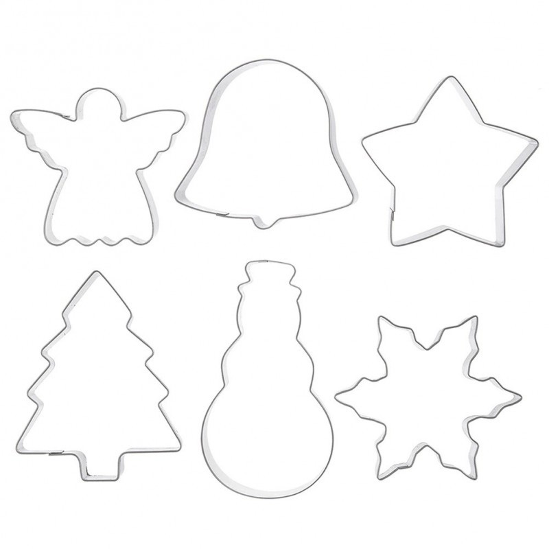 Terasest küpsisevormid 6 tk. | FreshDesign.ee